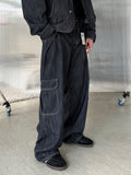 Non-Fade Curved Cargo Denim