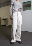 WHITE STITCH SLIT PT