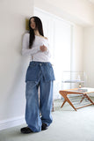 Down Martin Wrap Denim