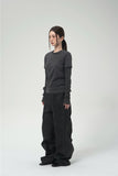 (W) PANEL LAYERED TEE