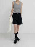 Basic Ribbed Sleeveless