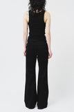 (W) Black Flare Jeans