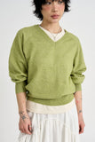 Sober wool v-neck knit