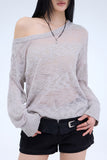 PRTN) Layered Stripe Summer Sweater