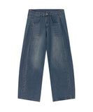 STAR H Wide Curved Jeans