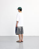 Patchwork Denim Half Pants