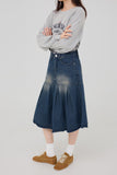 Bonibeun mid-length skirt