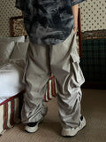 Shirring Over Cargo Banding Pants