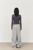(W) Boat Shape Button Top