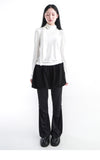 DRAPE STRAP NECK TEE