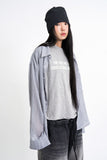 Light crease summer check shirt