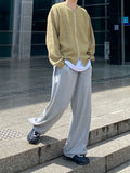 Snap Wide Sweat Pants