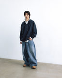 Washed Denim Balloon Pants