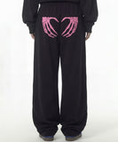 GRAVE HEART Training Wide Pants