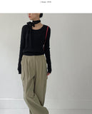 Moose Two-Way Cotton Cargo Wide Pants