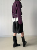 Angora Cuffs Overfit Knit