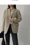 [wool57%] Aden Alpaca Wool Single Jacket