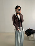 Fleece Hood Neck Wrap Cardigan