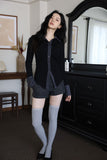 Raw wool short pants