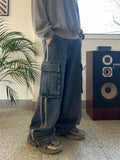 Russell Trackline Washed Cargo Denim