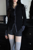 Raw wool short pants