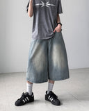 Lumos Pintuck Bermuda Denim