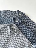 Summer Wrinkle Check Shirt