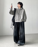 Prison Dyeing Crop Hoodie