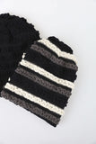 Wave knit beanie