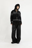 Chrome rivet banding pants