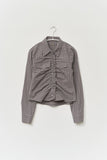 (W) Peak Checked Shirt