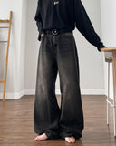 Older Maxi Wide Denim Pants