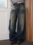 More pocket wide denim