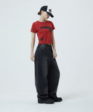 GOTHIC APPLIQUE CROP TEE