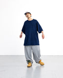 Essential Big Half Tee - Indigo