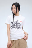 PRTN) Western Cowboy Graphic Short Sleeve T-Shirt