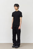 Crow Black Flare Denim