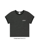 BASIC LOGO STRIPE RINGER TEE