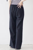 Bent Wide Pintuck Slacks