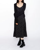 Small Flower Long Bustier One Piece