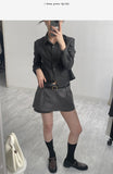 Asso Check Slim Fit Crop Shirt