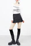 Storm Lettering Shirring T-Shirt