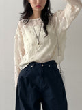 [SET] Daisy See-through Blouse Set