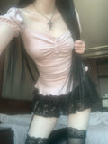 Reina Frill Laced Skirt