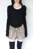 Cutout Halter Knit Top