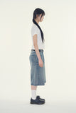Elver eyelet cropped tee