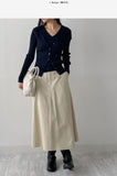 Johnny Cotton Flare Long Skirt