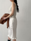 Minimal Square Ribbed Sleeveless