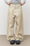 Ien Herringbone Curved Pants