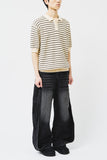 Seli Striped Collar Knit